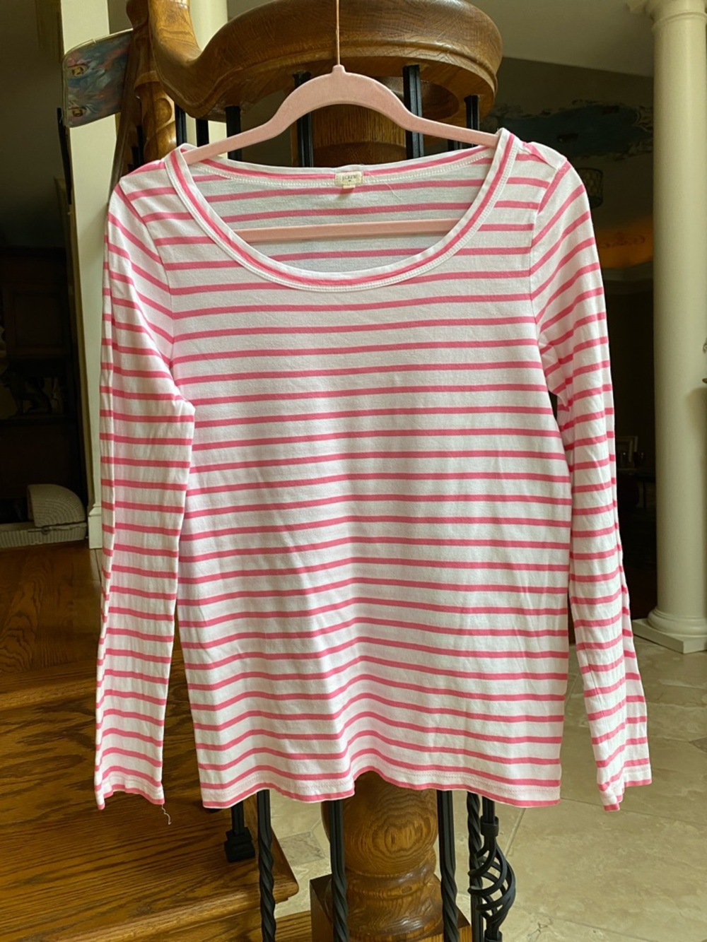 J. CREW Cotton Striped Top